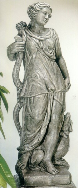 Diana Huntress Life-size Sculpture Cement Henri Studio